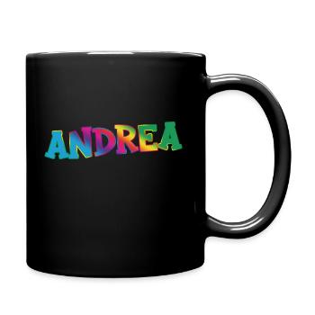 Andrea - Tasse einfarbig - Schwarz - Rechts