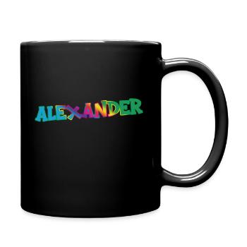 Alexander - Tasse einfarbig - Schwarz - Rechts