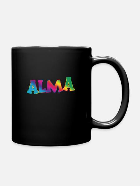 Alma - Tasse einfarbig - Schwarz