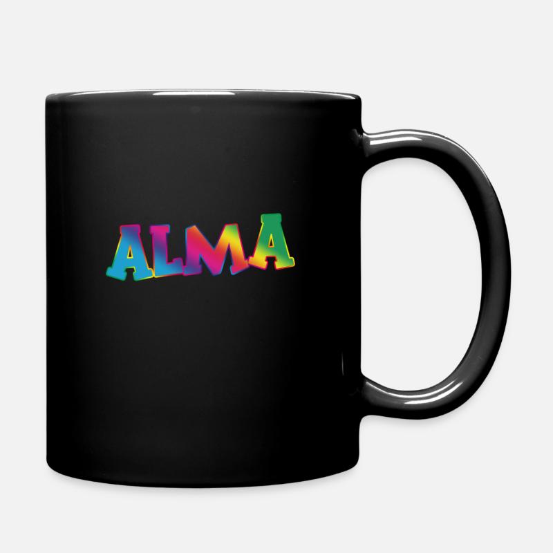 Alma - Tasse einfarbig - Schwarz