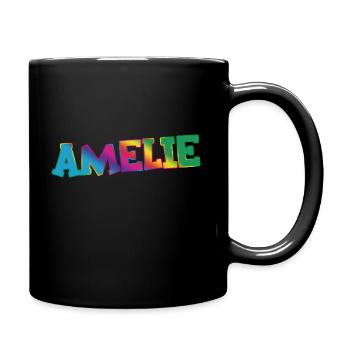Amélie - Mug uni - noir - Droite
