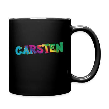 Carsten - Tasse einfarbig - Schwarz - Rechts