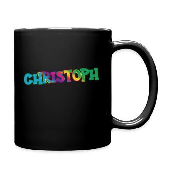 Christoph - Tasse einfarbig - Schwarz - Rechts