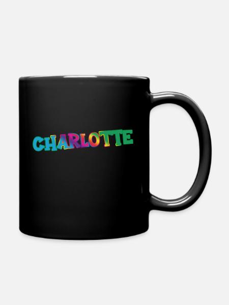 Charlotte - Tasse einfarbig - Schwarz