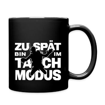 taucher tauchschule diving tauchsport tauchmodus - Tasse einfarbig - Schwarz - Rechts