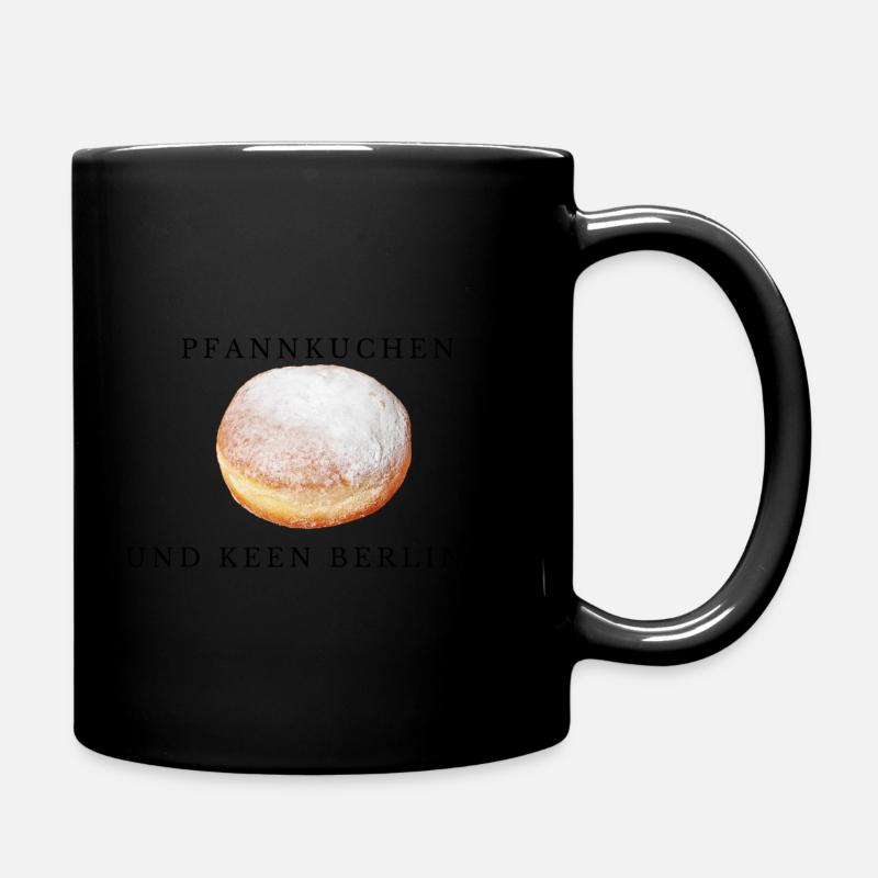 pfannkuchen - Tasse einfarbig - Schwarz