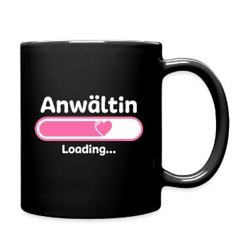 Anwältin Juristin Jura - Tasse einfarbig - Schwarz - Rechts
