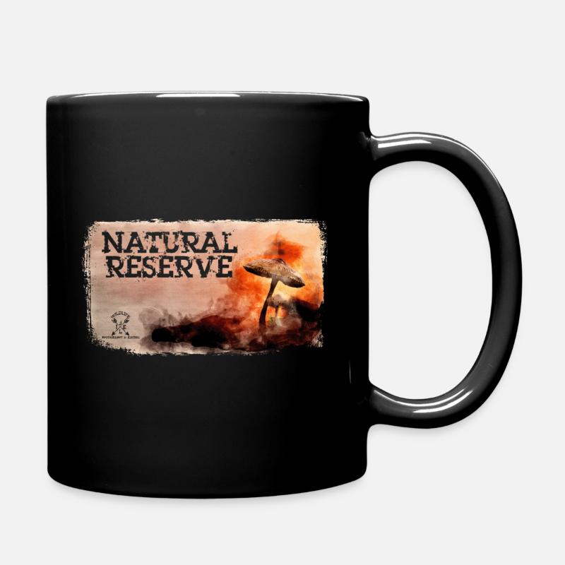 Série "RESERVE NATURELLE" - Mycènes - Mug uni - noir