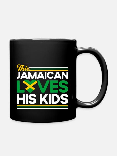 Jamaica Jamaican Pride Jamaican Flag - Full Colour Mug - black