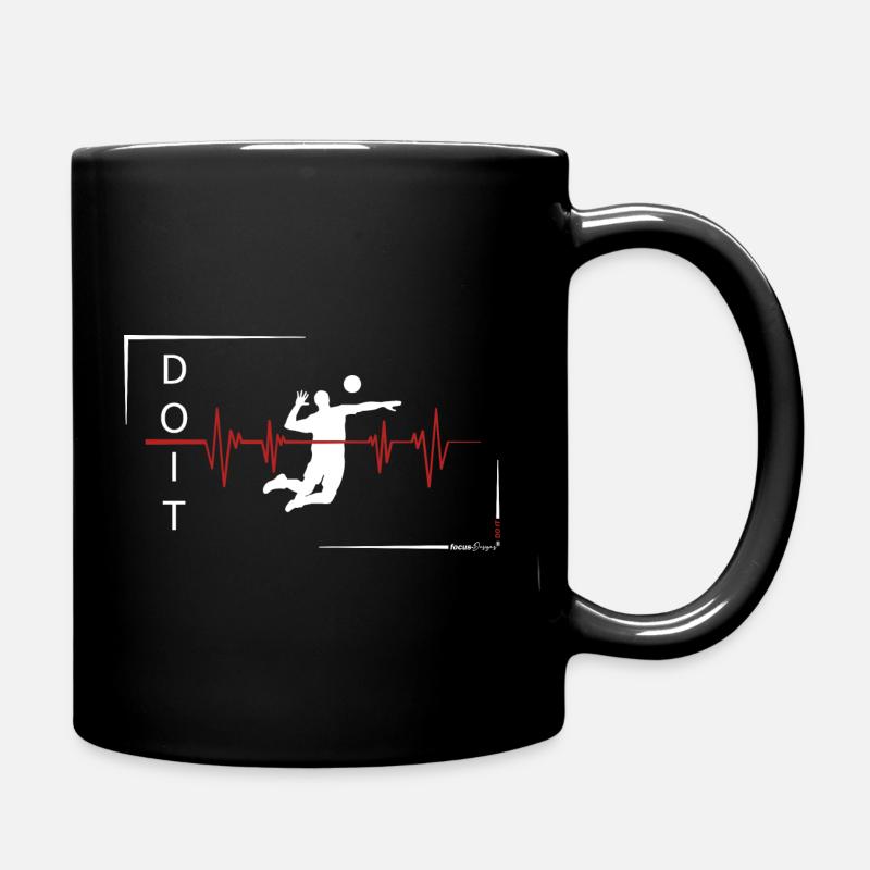 Joueur de volleyball - Pulse - Mug uni - noir