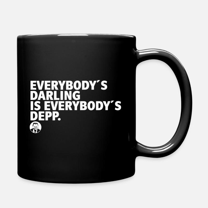 FJS - everybody.white - Tasse einfarbig - Schwarz