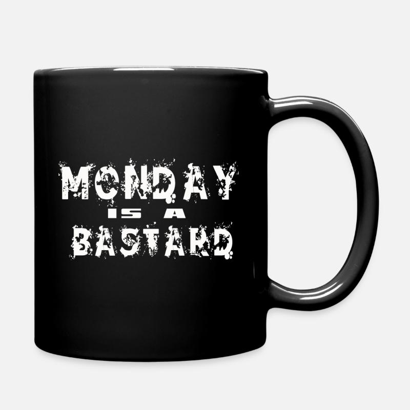 Monday Saying - Full Colour Mug - black