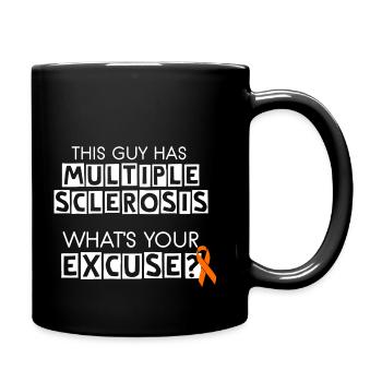 This Guy Has Multiple Sclerosis - Full Colour Mug - black - Right