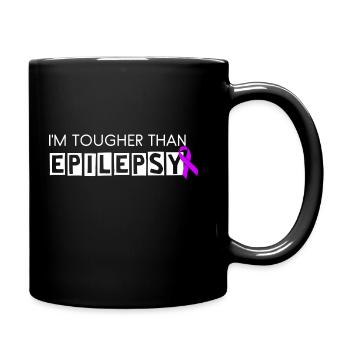 I'm Tougher Than Epilepsy - Full Colour Mug - black - Right