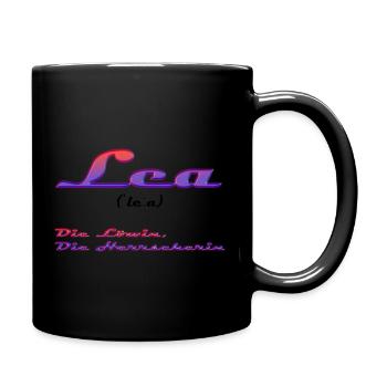 Leah - Full Colour Mug - black - Right