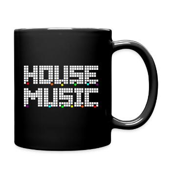 House Music LGBTQ+ Editio - Tasse einfarbig - Schwarz - Rechts