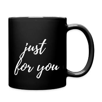 just for you - Full Colour Mug - black - Right