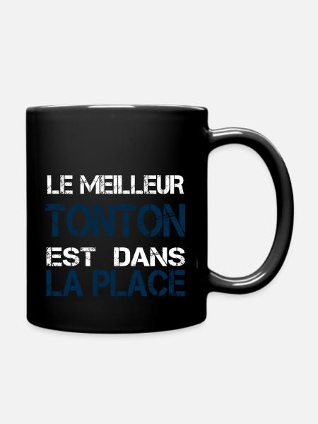 Tonton dans la place - Mug uni - noir