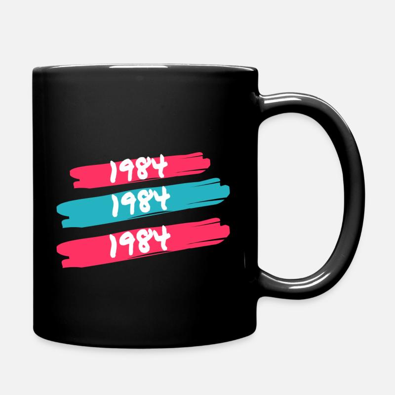 1984 - Tasse einfarbig - Schwarz