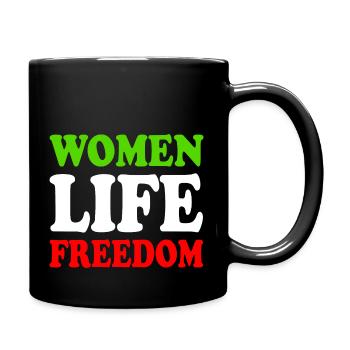 Women life freedom - Mug uni - noir - Droite