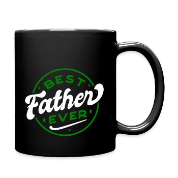 Best Father ever - Full Colour Mug - black - Right