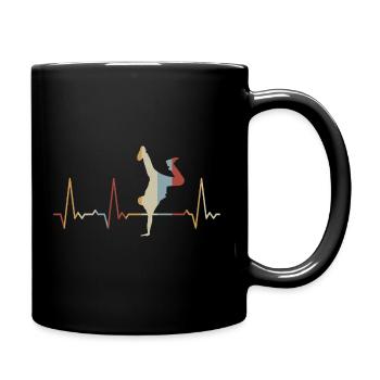Heartbeat Breakdance - Mug uni - noir - Droite