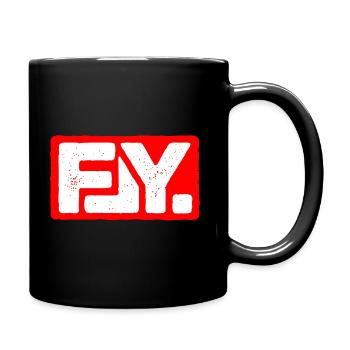 FLY Paragliding Logo - Mug uni - noir - Droite
