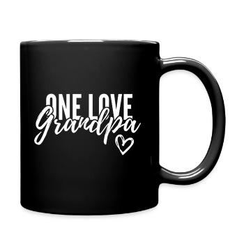 UN GRAND-PÈRE D’AMOUR. CADEAU DE GRAND-PÈRE - Mug uni - noir - Droite