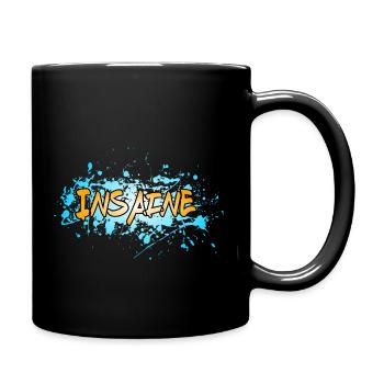 Insaine - Tasse einfarbig - Schwarz - Rechts