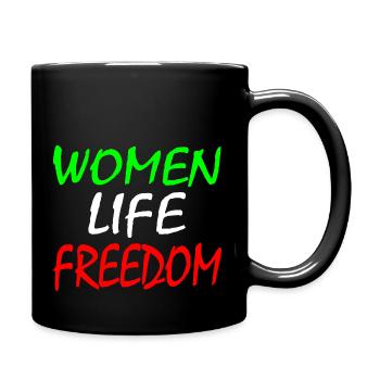 Women life freedom - Mug uni - noir - Droite