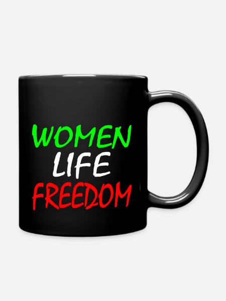 Women life freedom - Mug uni - noir