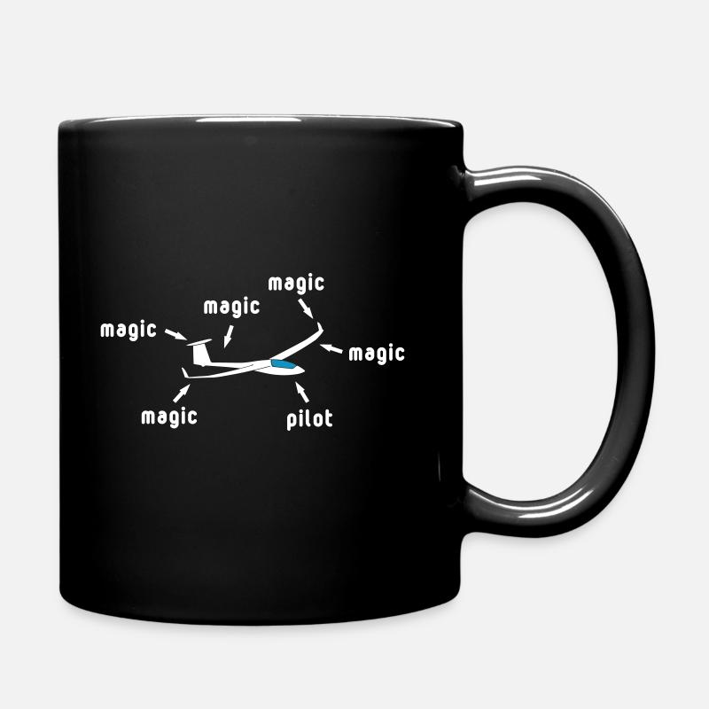 Magic Glider Glider Cadeau amusant - Mug uni - noir