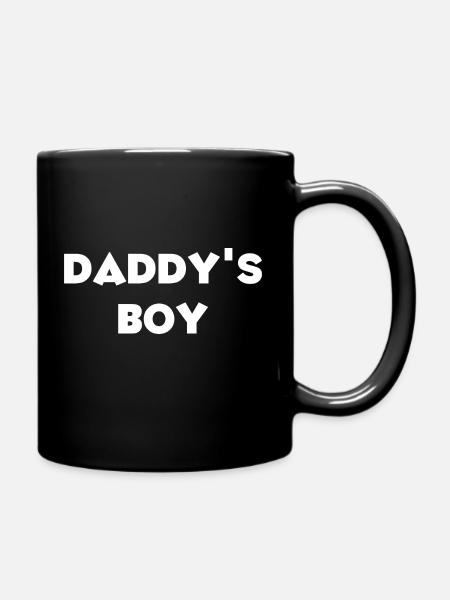 Daddy´s Boy - Tasse einfarbig - Schwarz