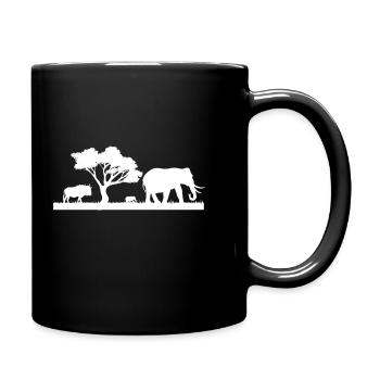 Safari Zoo Animal Safari Zoo - Full Colour Mug - black - Right
