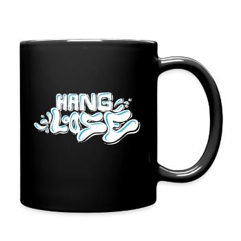 Surfer - Tasse einfarbig - Schwarz - Rechts