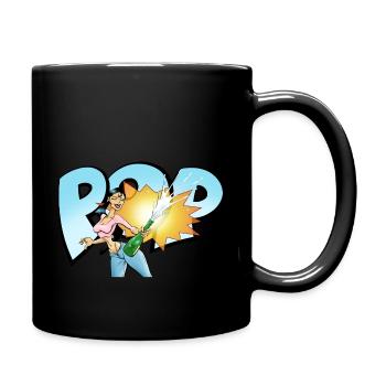 pop color 3 - Tasse einfarbig - Schwarz - Rechts