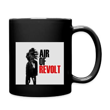 Luft der Revolte - Tasse einfarbig - Schwarz - Rechts