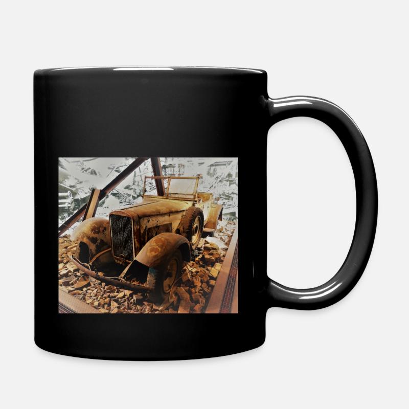 Oldtimer - Tasse einfarbig - Schwarz
