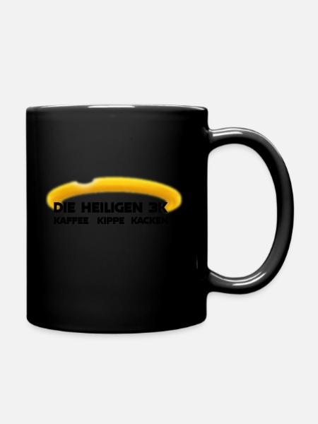 Die heiligen 3 K - Tasse einfarbig - Schwarz