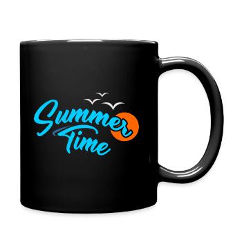 Heure d'été - Mug uni - noir - Droite