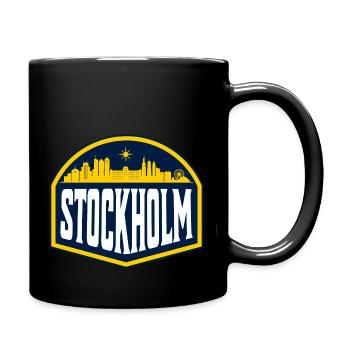 Stockholm Suède City Skyline - Mug uni - noir - Droite
