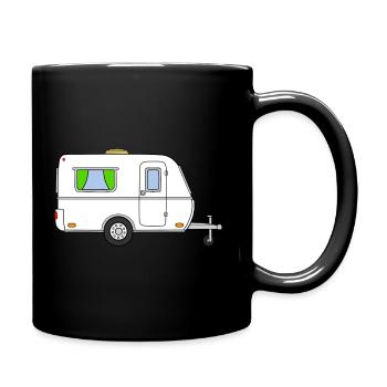 Caravan White (modern version) - Full Colour Mug - black - Right
