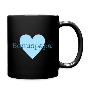 Bonuspapa - Tasse einfarbig - Schwarz - Rechts
