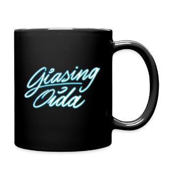 Giasing Oida - Tasse einfarbig - Schwarz - Rechts