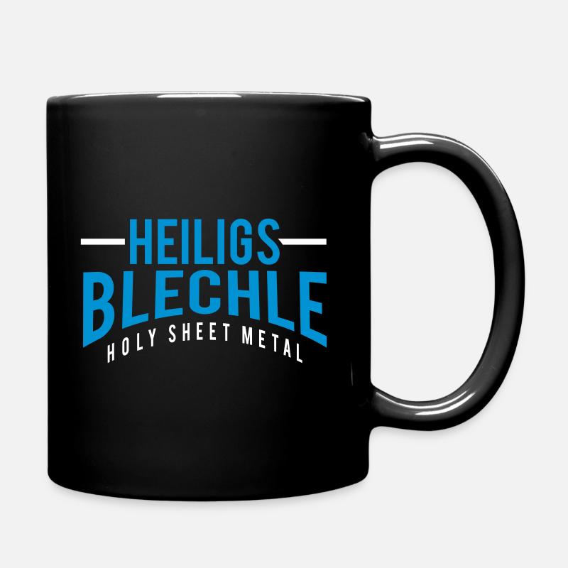 Heiligs Blechle - Tasse einfarbig - Schwarz