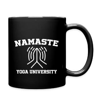 Namaste Yoga University - Full Colour Mug - black - Right
