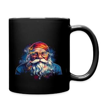 Drôle de Père Noël Noël Hiver - Mug uni - noir - Droite