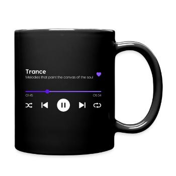 Trance - Full Colour Mug - black - Right