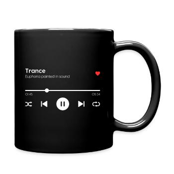 Trance - Full Colour Mug - black - Right