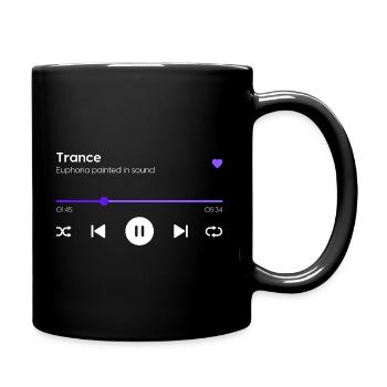 Trance - Full Colour Mug - black - Right